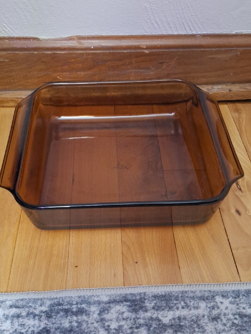Anchor Hocking Amber Glass Square Baking Dish